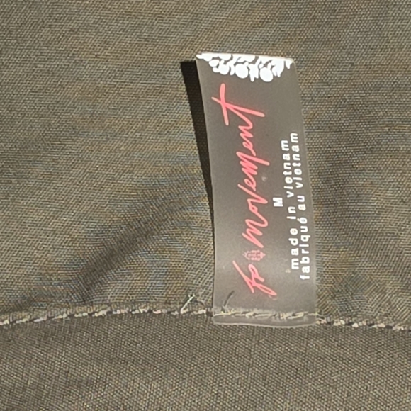 FP Movement Olive Green L/S Flight Jumpsuit Sz Med - Picture 6 of 6